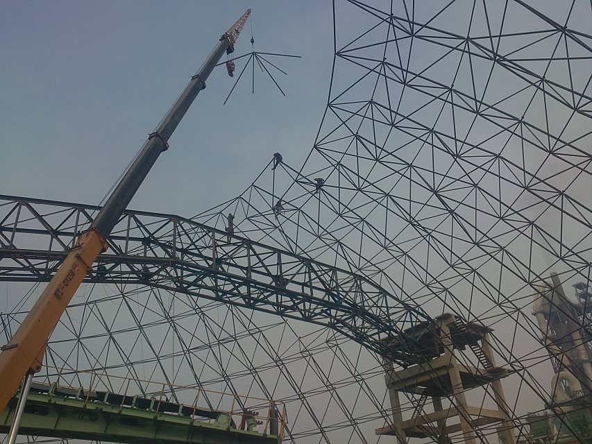 麻城网架施工